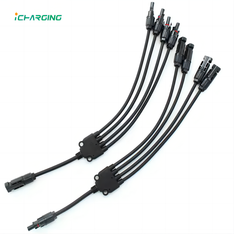 MC4 Connector 4 in 1 Y Branch Extension Power Cable